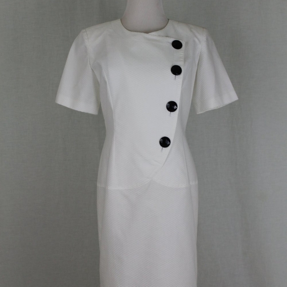 METISU Chunky Hand-knit Navy Cotton Mid-Calf Sweater Dress M 90s- y2k Like New - Picture 10 of 11